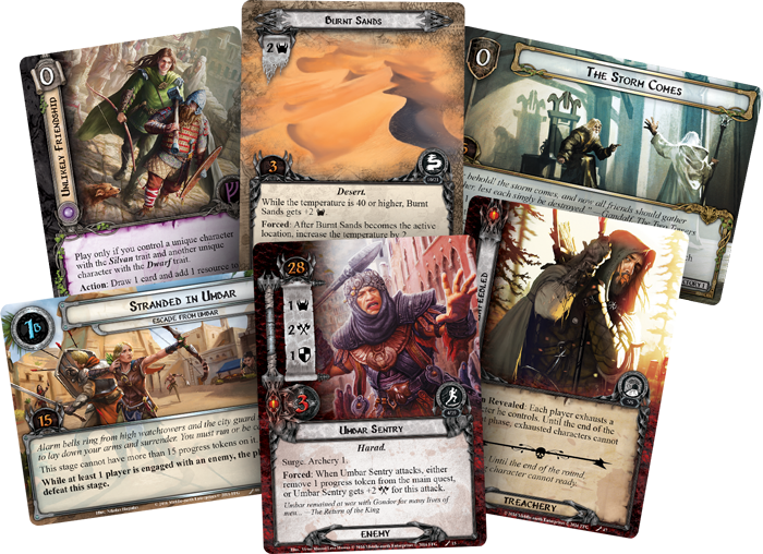 LOTR LCG 071 Haradrim Cycle The Sands of Harad (Deluxe Expansion
