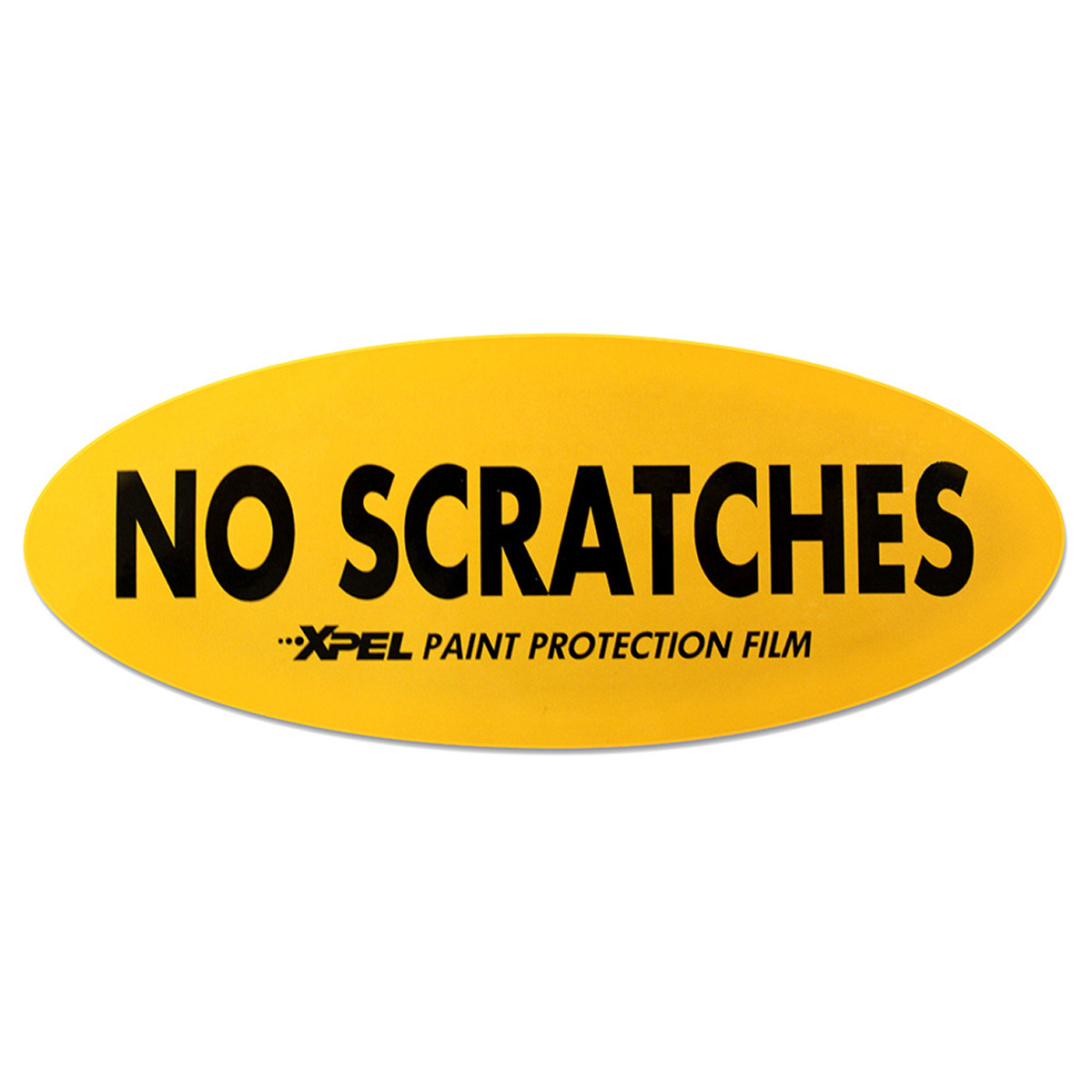 XPEL No Scratches Label (54 mm x 137 mm Oval) Solfilmsgruppen