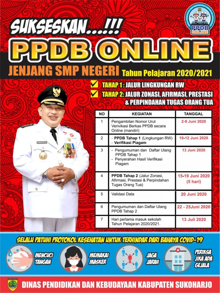 Berita terbaru cpns 2021/2022 silahkan kunjungi sscn bkn 2021/2022. Ppbd Online Jenjang Smp Negeri Tahun Pelajaran 2020 2021 Portal Kabupaten Sukoharjo
