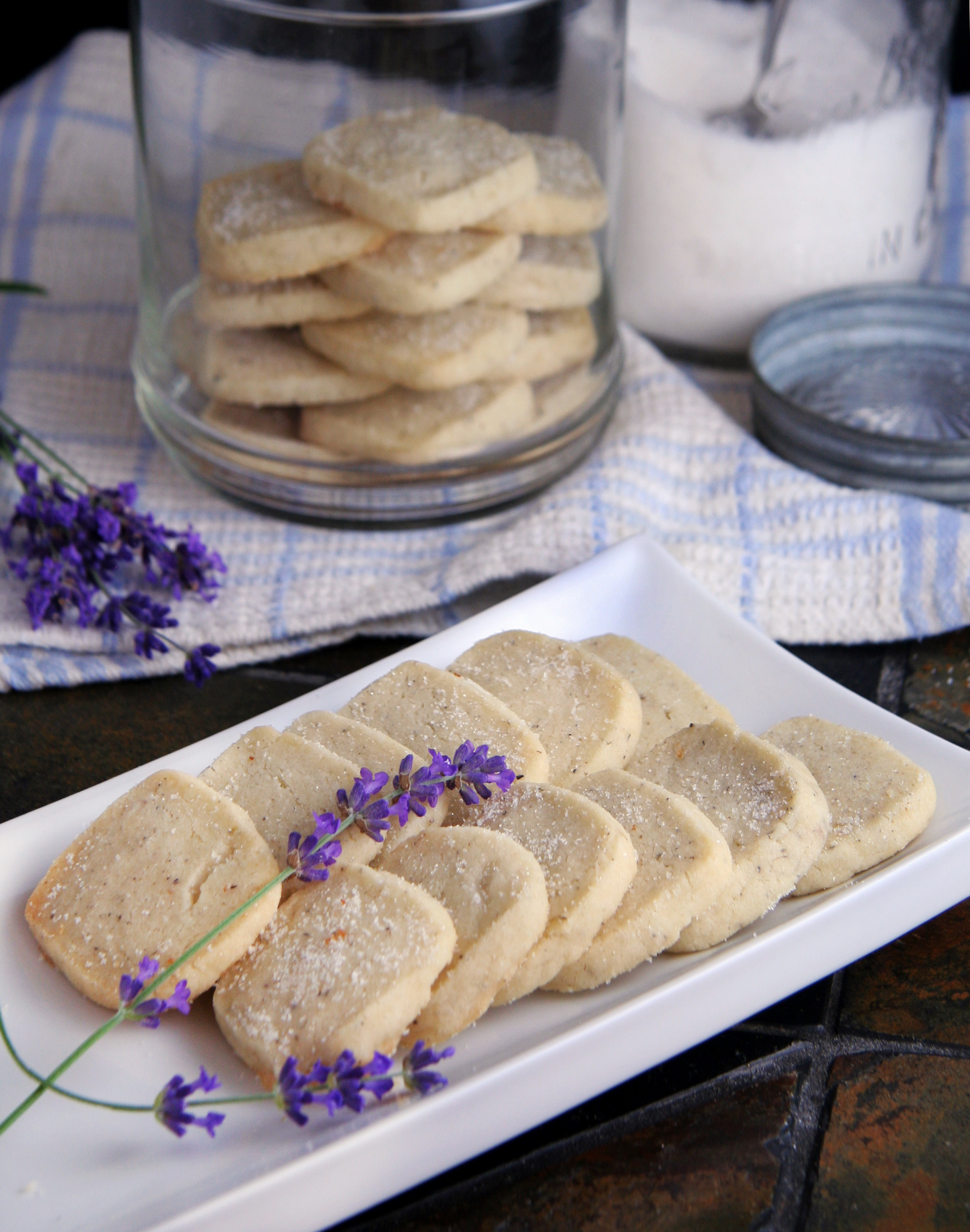 Lavender Shortbread Cookies