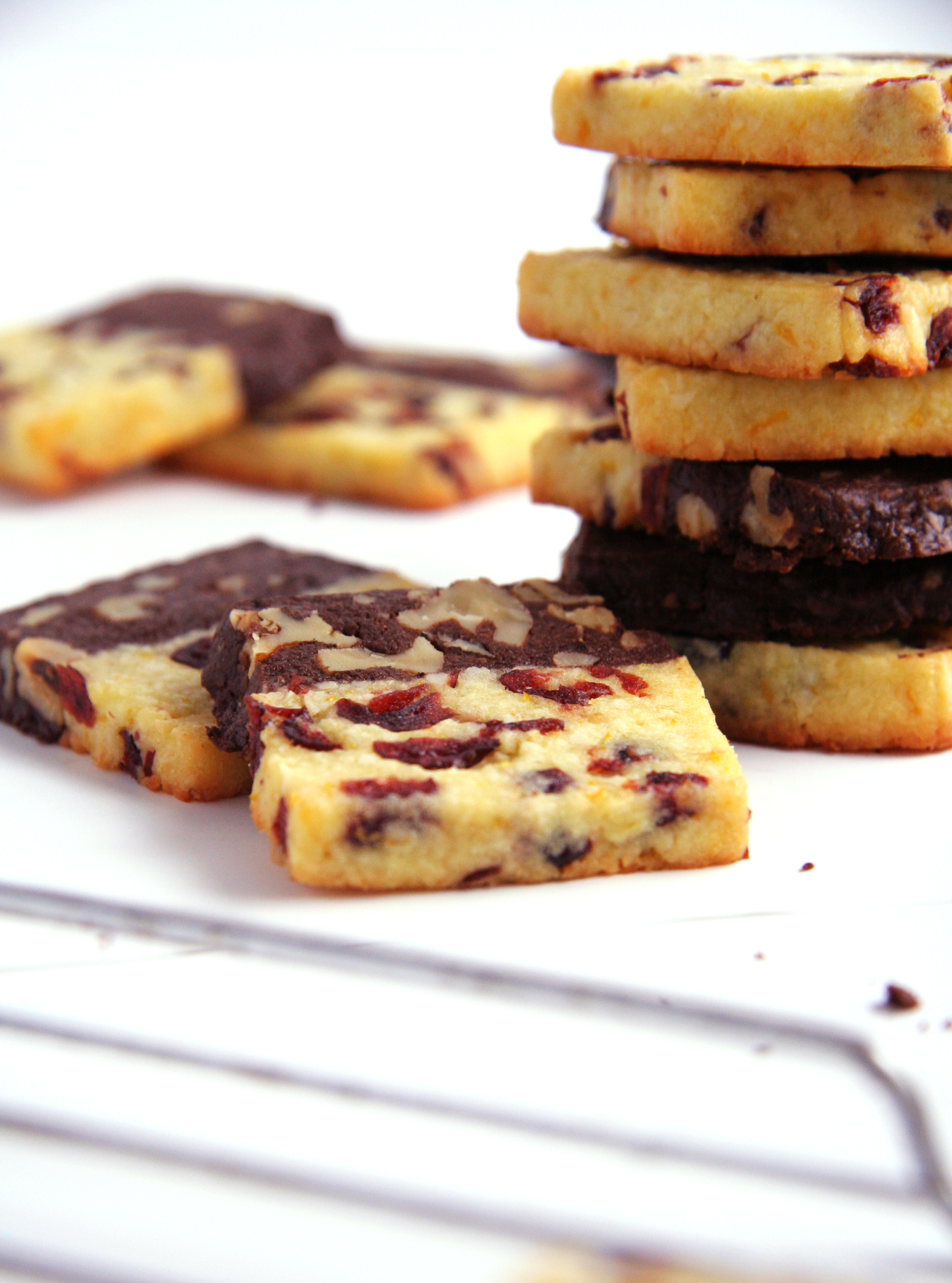 Mocha & Orange Sablé Icebox Cookies