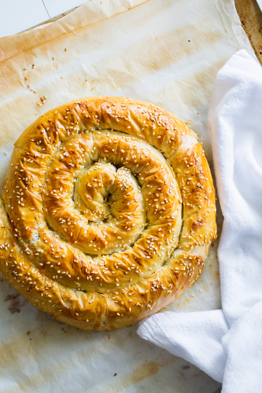 Spiced Burek with Cucumber Salad