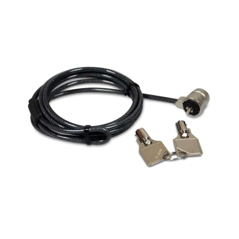 Keyed security cable lock