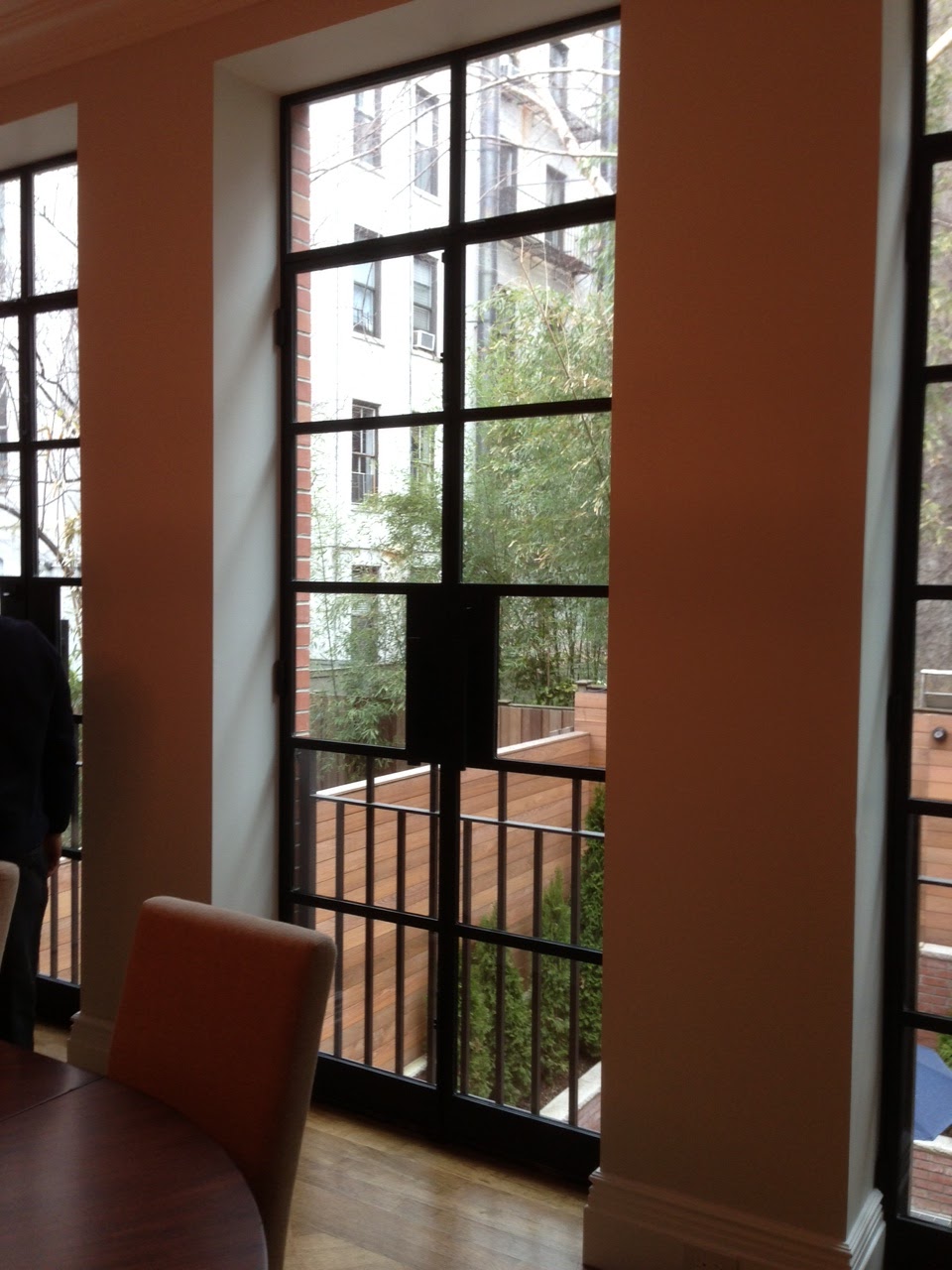 Manhattan Brown Stone Steel BiFold and Steel French Doors Portella