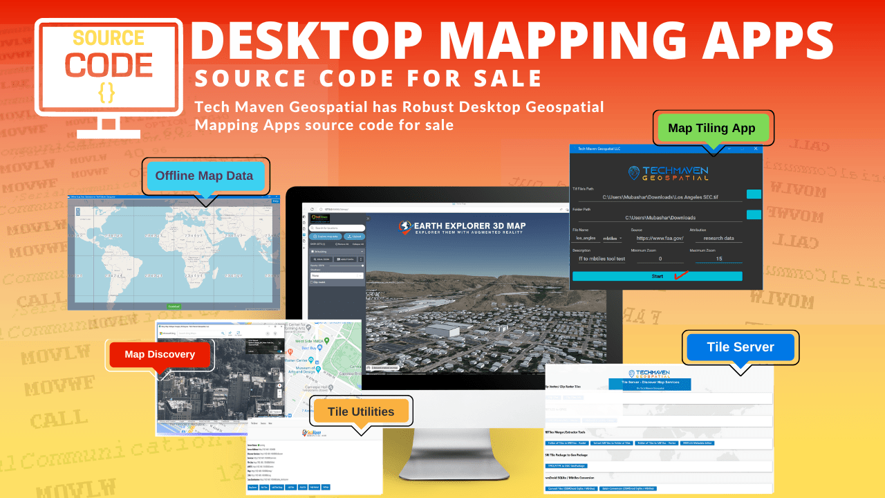Desktop Mapping Apps Source Code Portfolio of Services and Data