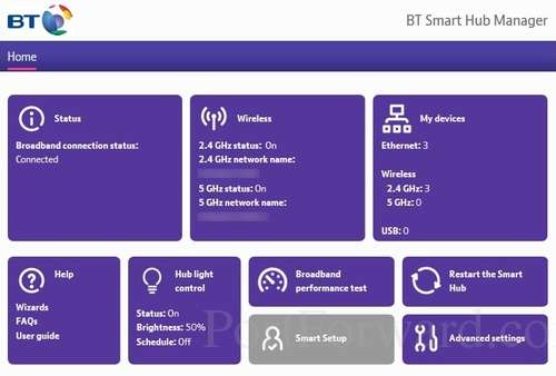 Forwarding Ports in a BT Smart Hub Router