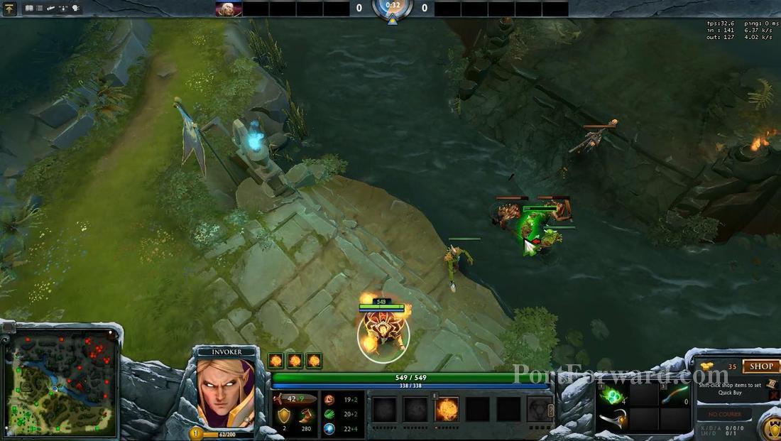 DOTA 2 Walkthrough Basic Skill Denying Creeps, Tower & Hero