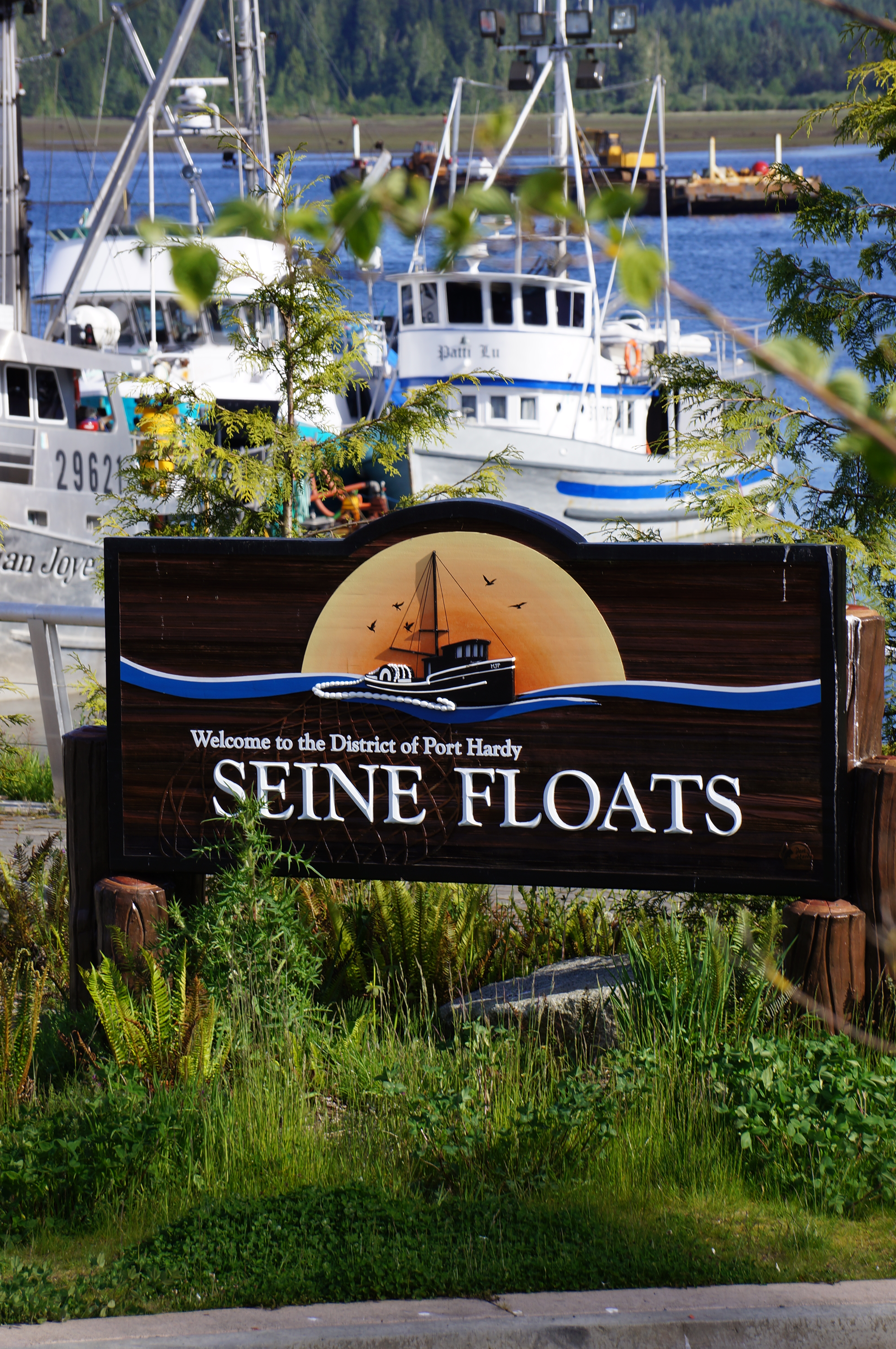 Commercial Fishing Infrastructure Seine Floats Port Hardy, Fisherman