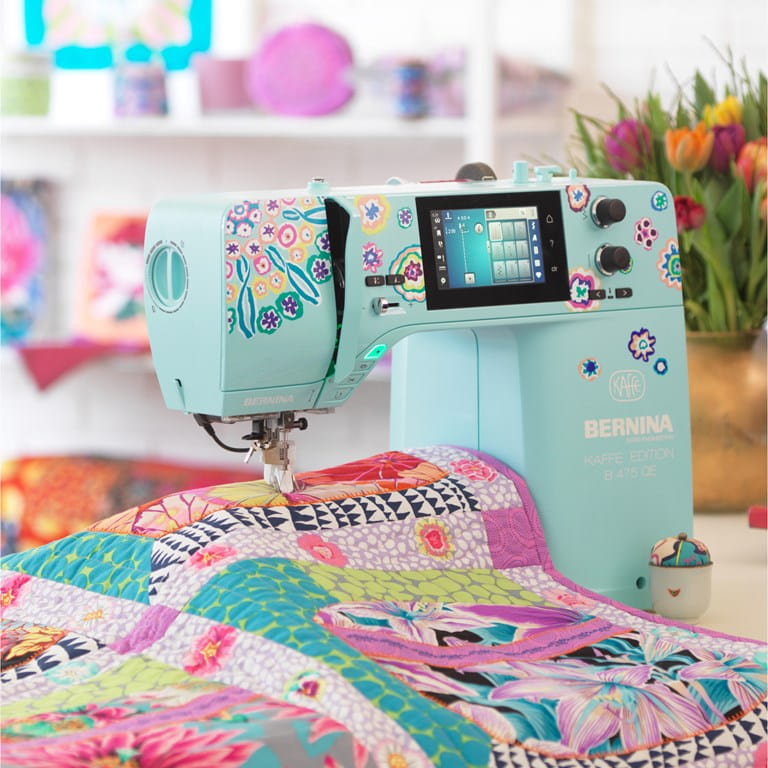 BERNINA 475 Kaffe Edition In Stock! Portsmouth Fabric Co
