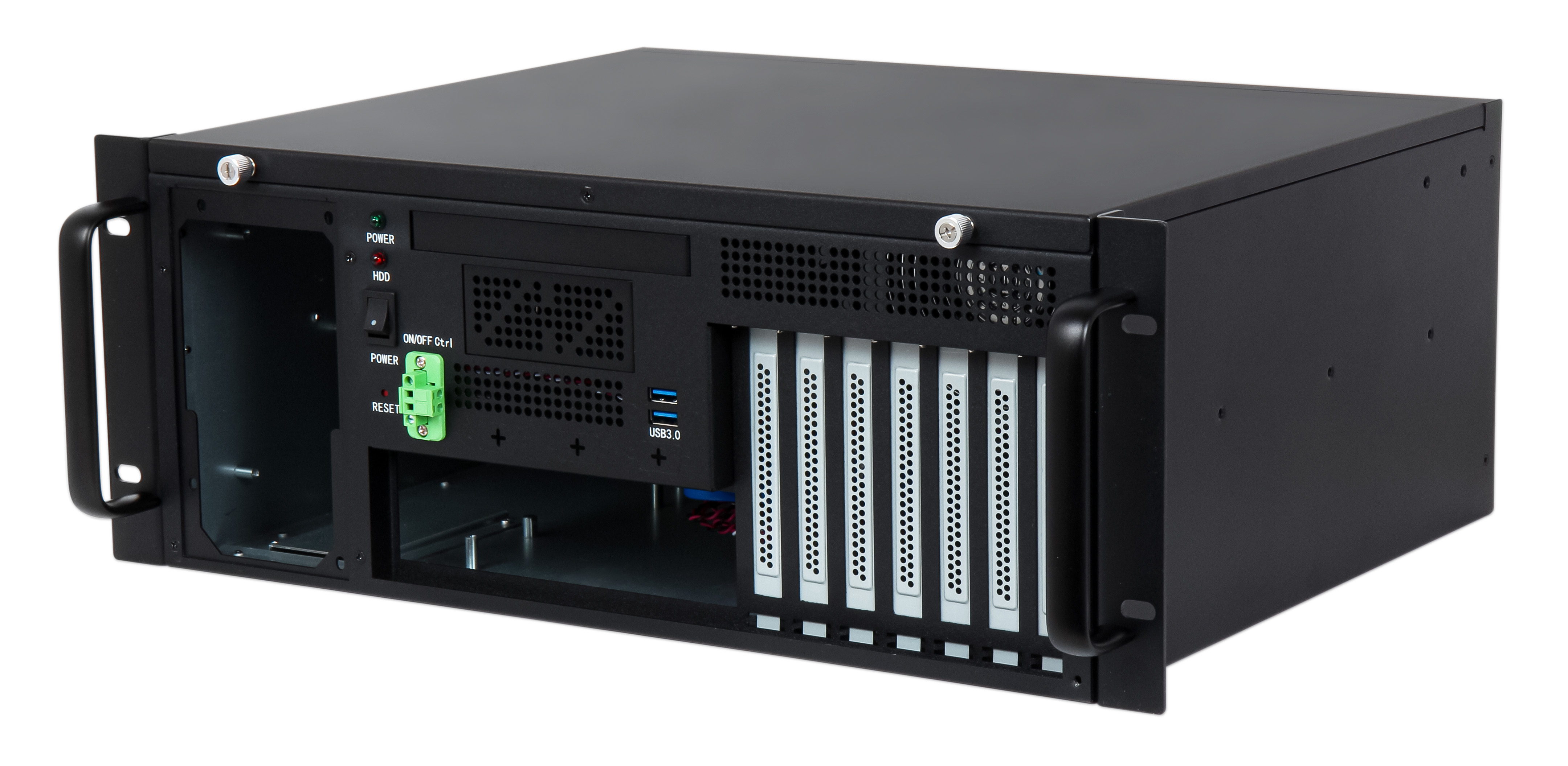 RPC530, 19” 4U industrial rackmount chassis for ATX/MicroATX Motherboard
