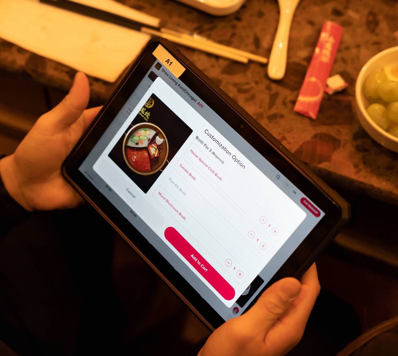 Restaurant Tablet Ordering System Chowbus POS