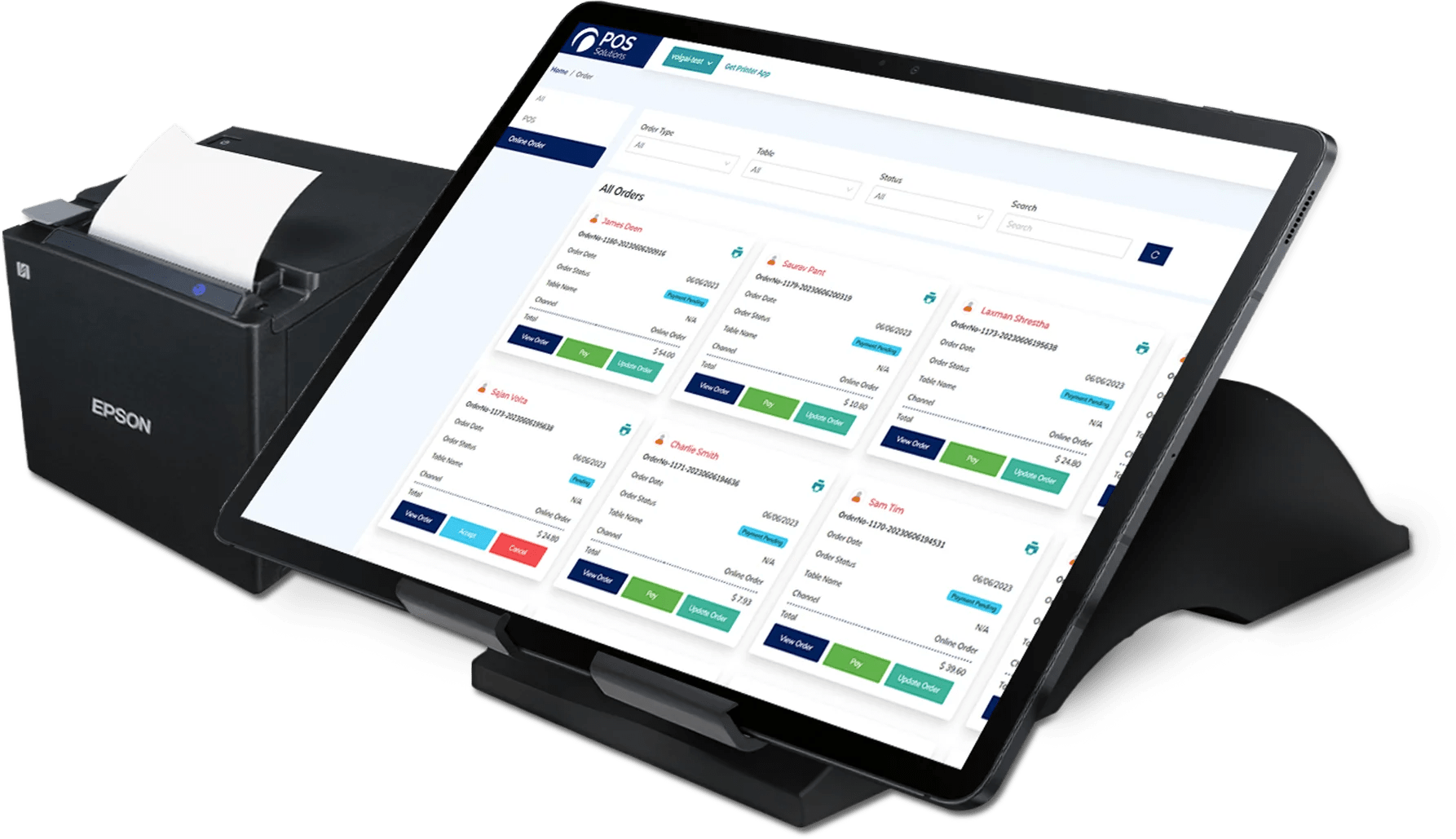 Online Ordering System for Small Businesses POSApt