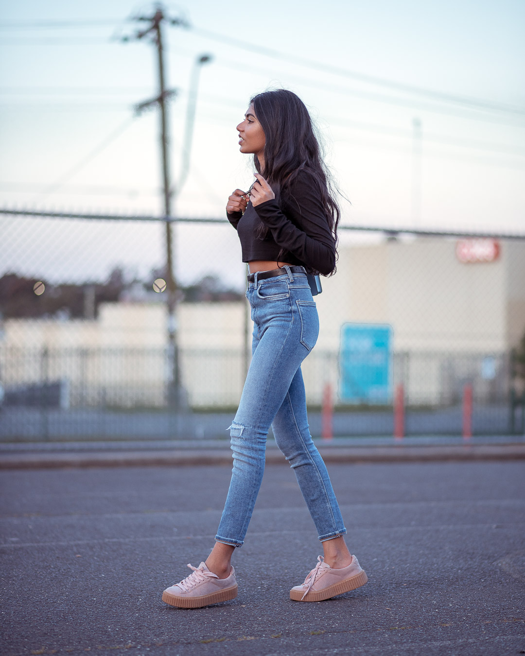 Blue Jean Baby Pose & Repeat