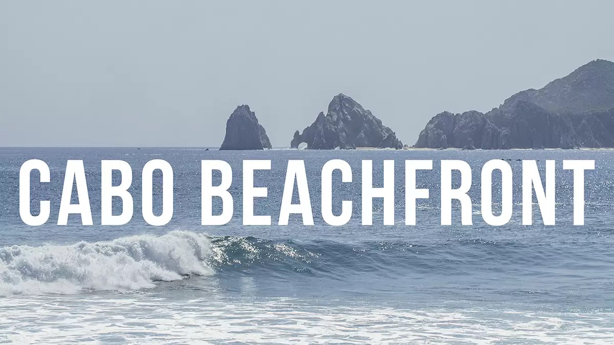 Cabo beachfront real estate for sale.