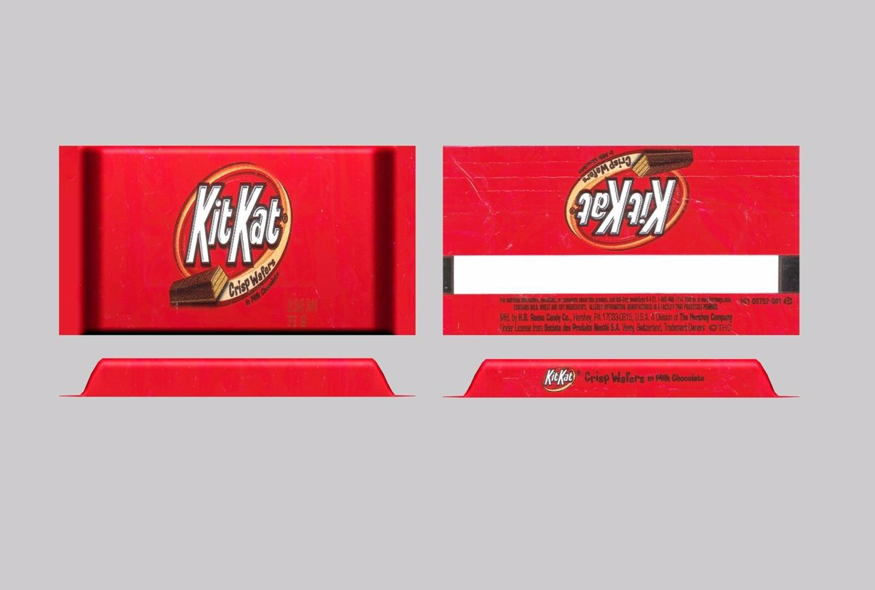 Kit Kat Bar and Wrapper Models Poser Format Poser 3D food mPoserWorld