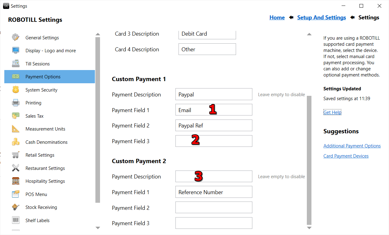 Payment Options