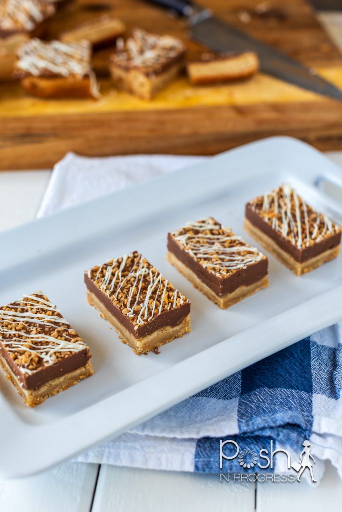How to Make These Yummy Shortbread Toffee Bars Posh in Progress
