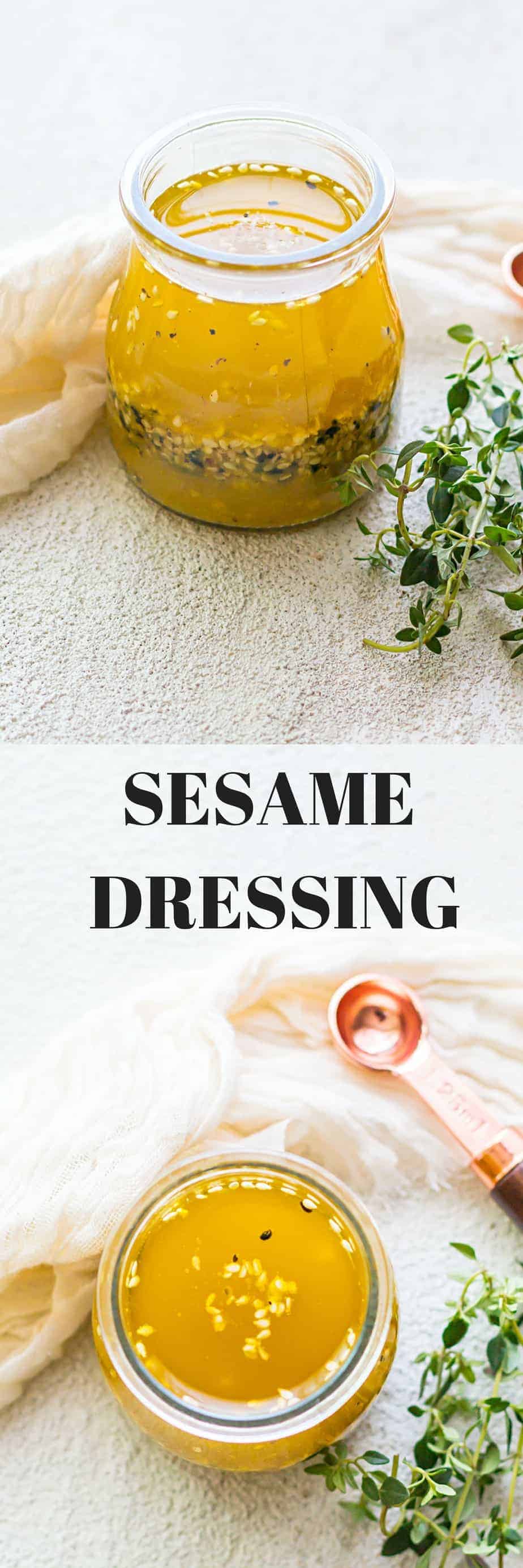Apple Cider Vinegar Sesame Dressing Posh Journal