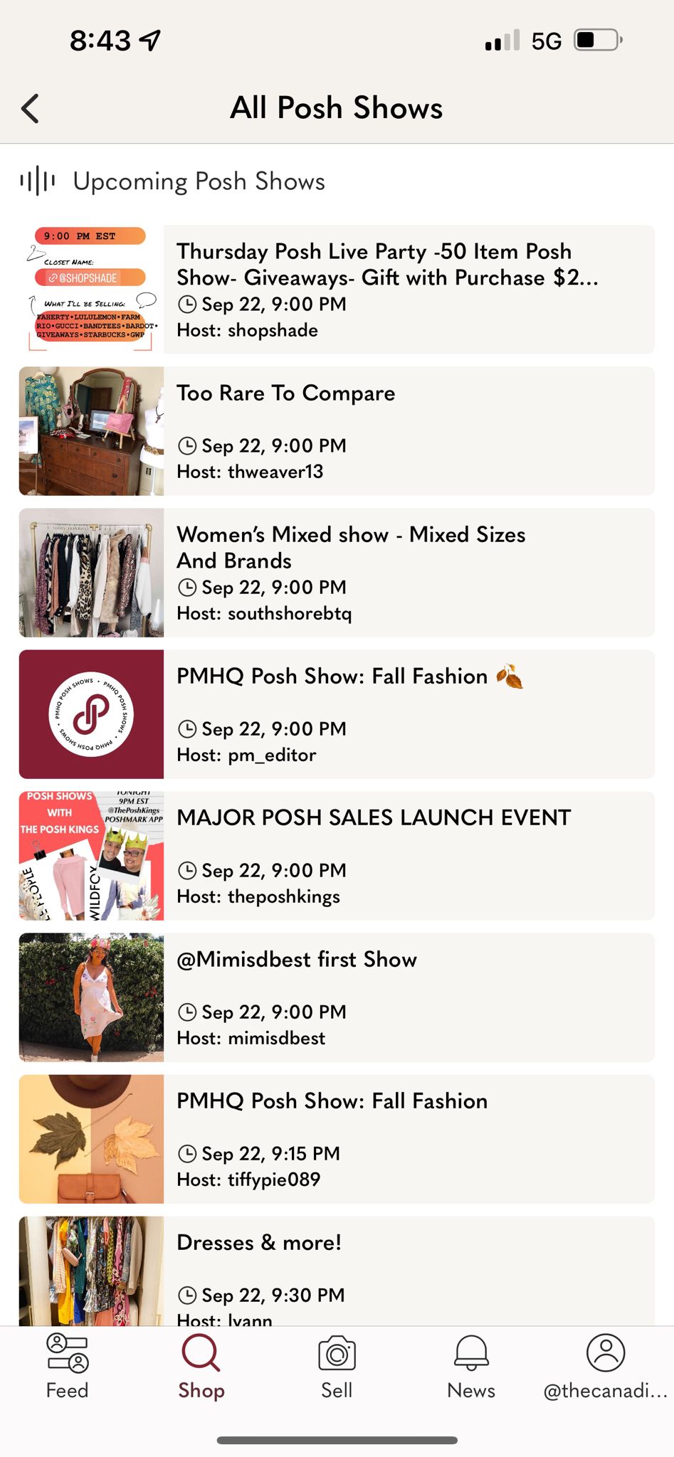 What Are Posh Shows? A First Look at Poshmark Live Selling! Posh