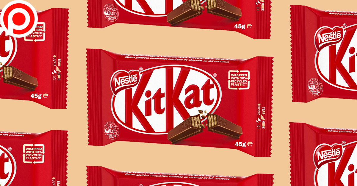 KitKat ออสเตรเลีย จะเปลี่ยนมาใช้ซองทำจาก “พลาสติกรีไซเคิล” นำร่องขนมอื่น ๆ ของ Nestle