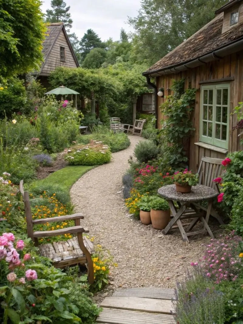 Create Winding Gravel Pathways