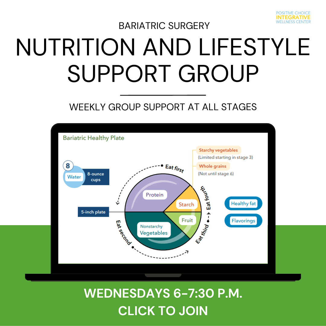 Post Bariatric Surgery Support Options Positive Choice
