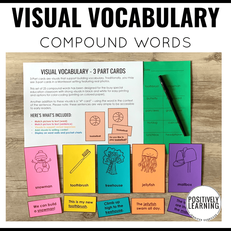 Compound Words Visual Vocabulary Positively Learning