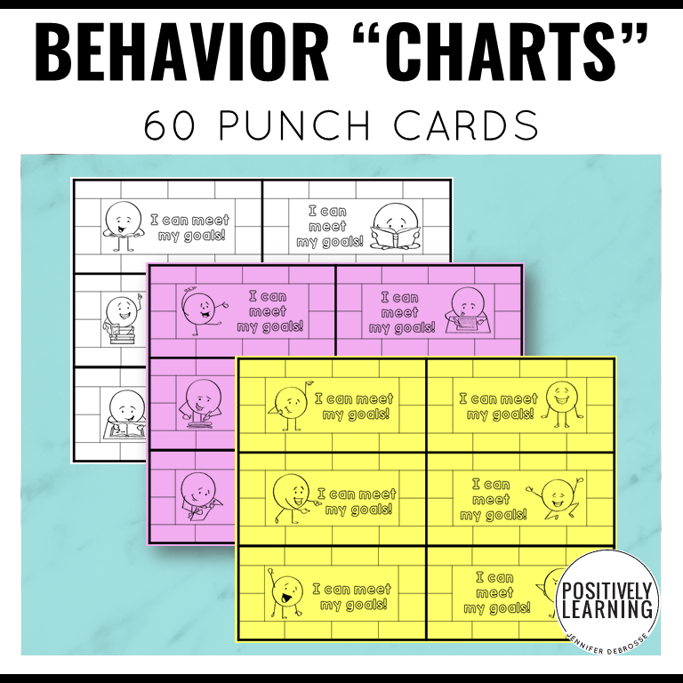 Behavior Punch Cards Positively Learning