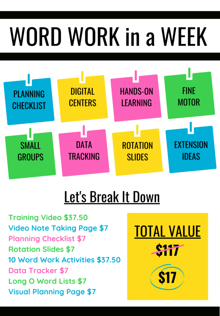 Word Work that's DONE for YOU! Positively Learning