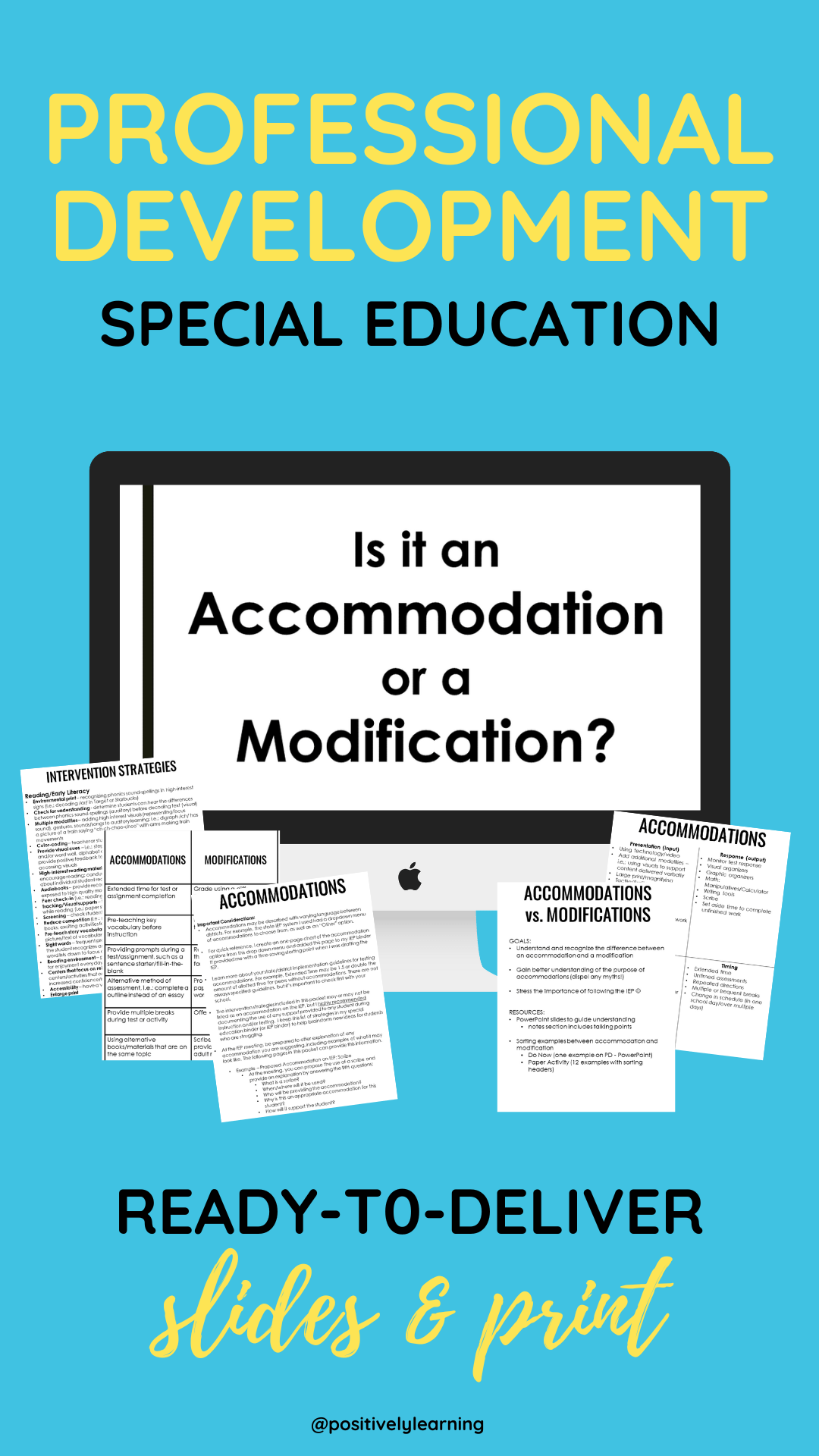 Is it an Accommodation or a Modification? - Positively Learning