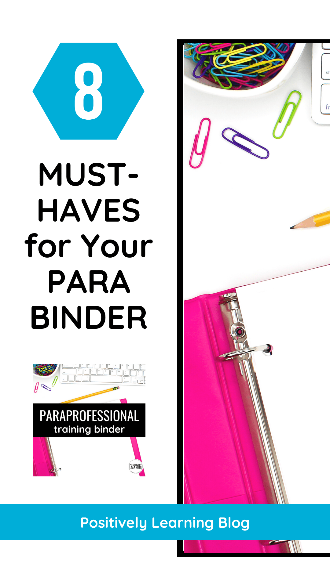Paraprofessional Training Binder for Special Education Positively