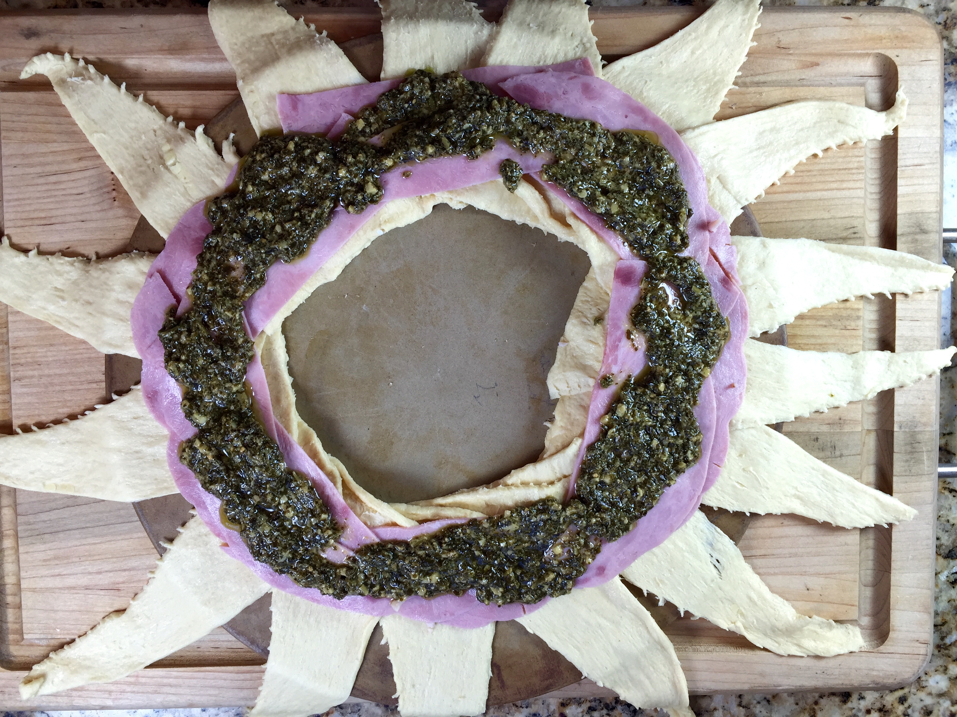 Pepperoni Pesto Calzone Ring Recipe PepItUp Positively Stacey Pepperoni Pesto Calzone Ring Recipe PepItUp Positively Stacey