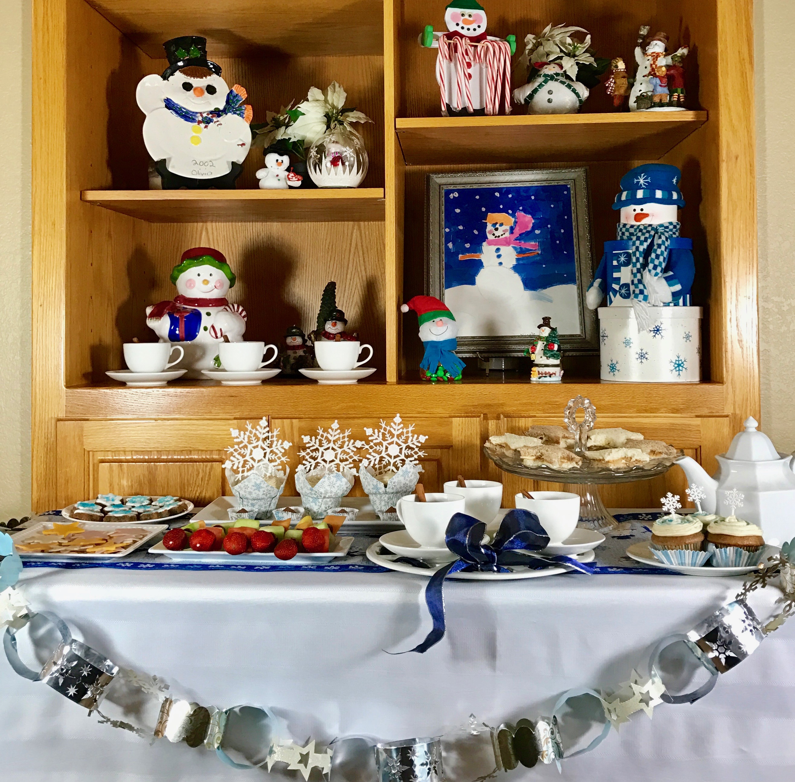 A Child's Winter Wonderland Tea Party - Positively Stacey
