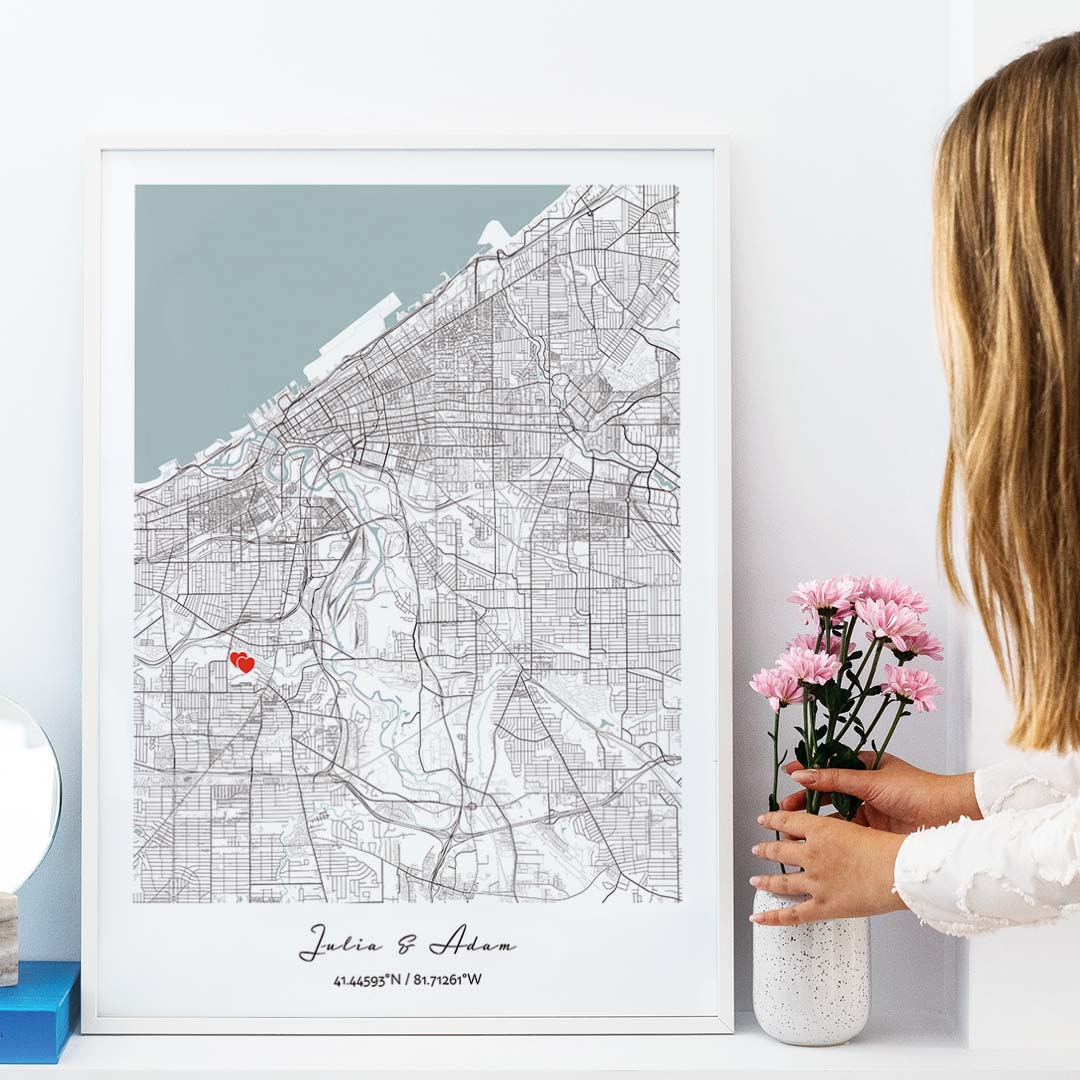 Northampton Map Poster Digital Map Print Northampton England Map Print