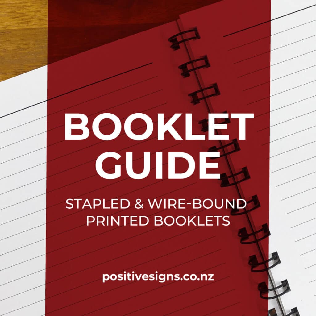 The Booklet Printing Guide Positive Signs + Print