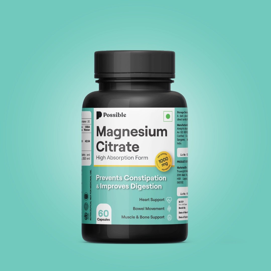 Possible High Absorption Magnesium Citrate Supports Smooth Digestion