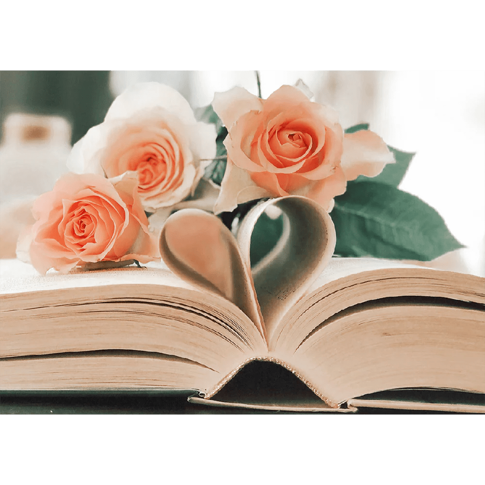 Literary Roses Post Stone