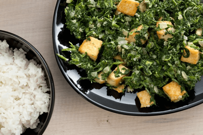 Saag with Tofu