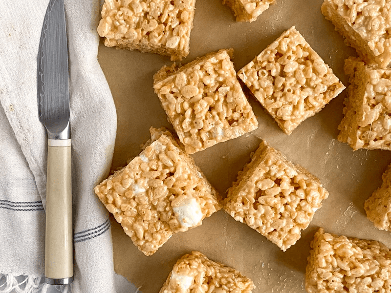 Rice Krispie Treats with Sweetened Condensed Milk