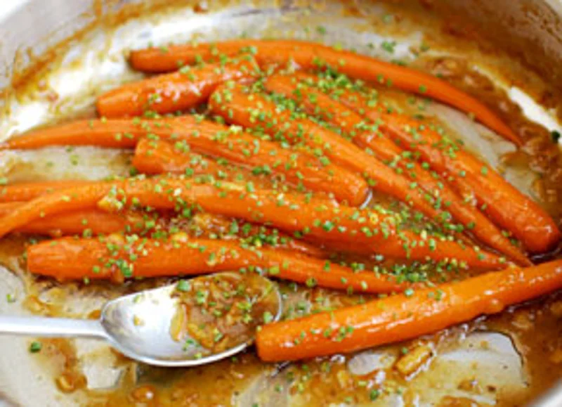 Roasted Baby Carrots with Marmalade