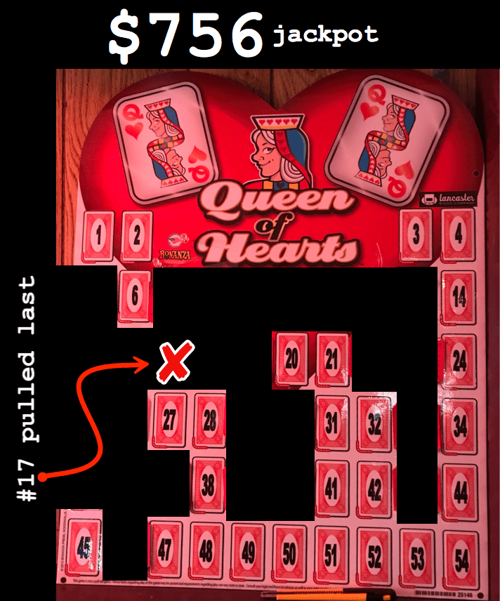 Queen Of Hearts is 756 for 09Feb Post 288