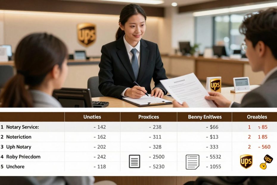 How Much Does UPS Charge for Notary Services? (Fees Explained)