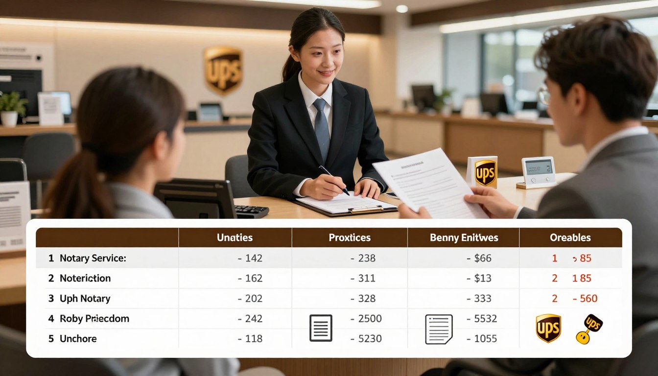 How Much Does UPS Charge for Notary Services? (Fees Explained)