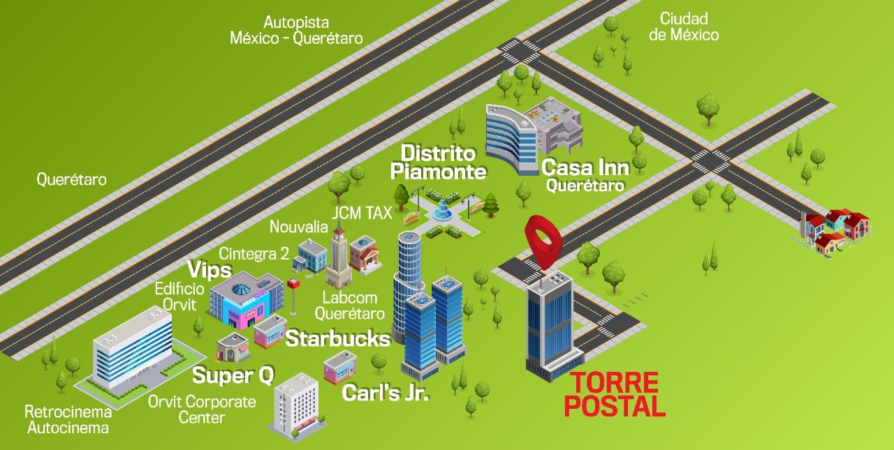 Postal Querétaro Departamentos de lujo en Querétaro