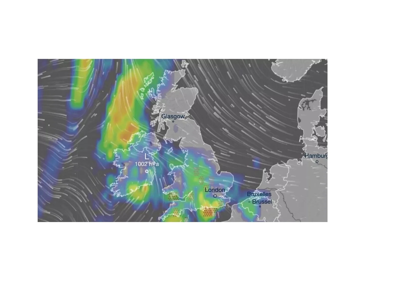 UK weather maps show huge storms and lightning forecast for this