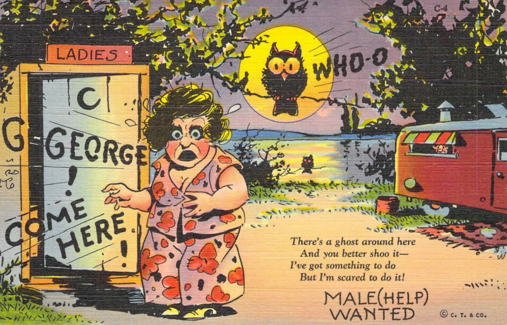 Outhouse Humor What’s funny? What’s not? Postcard History