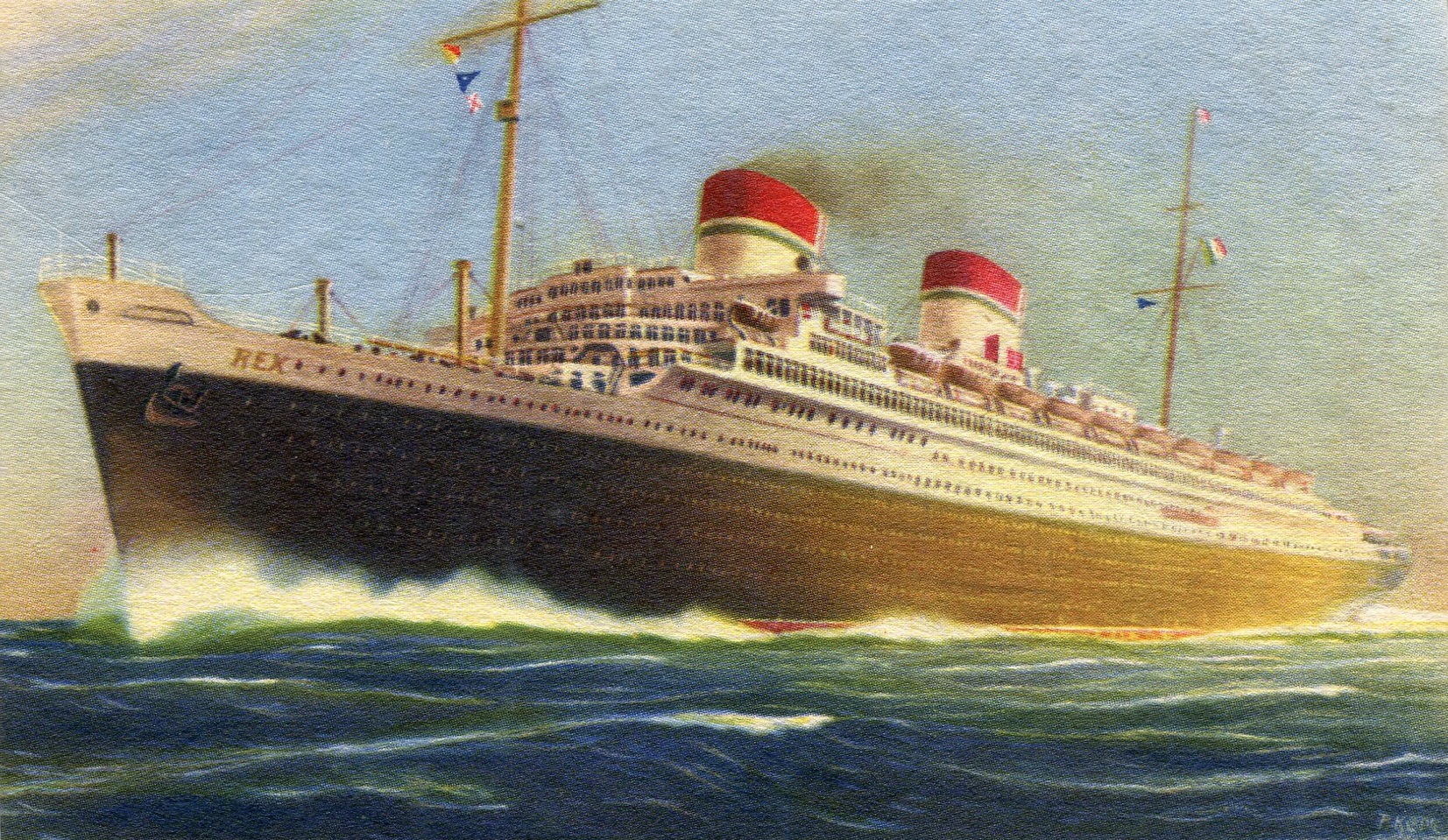 Ships of the Italian Line the First, the Best, and the Last