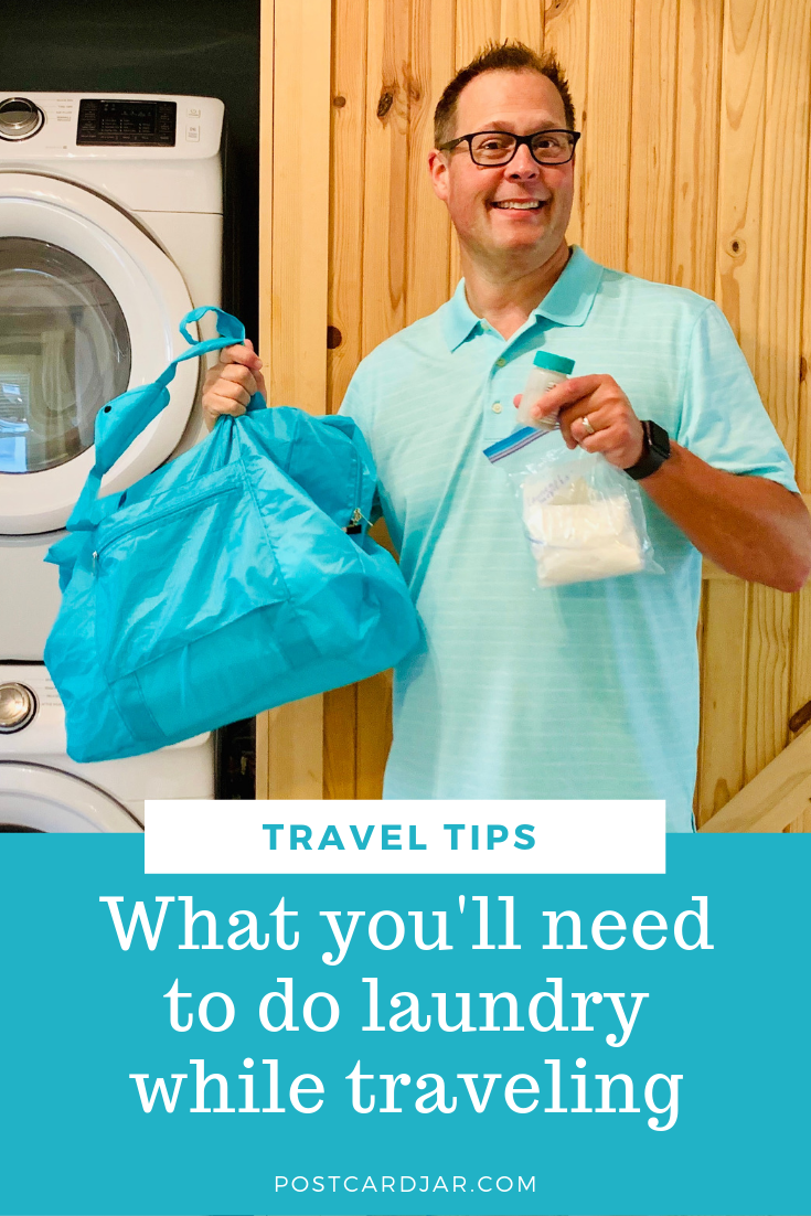 Travel tip What you'll need to do laundry while traveling Postcard