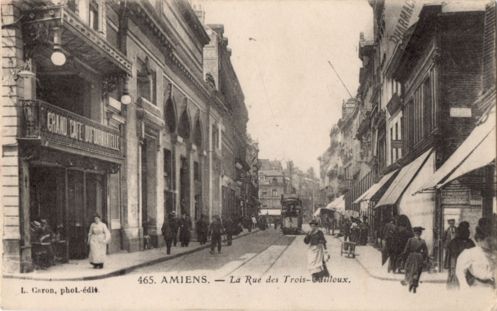 Amiens la Rue des TroisCailloux Postcard Memory Palace