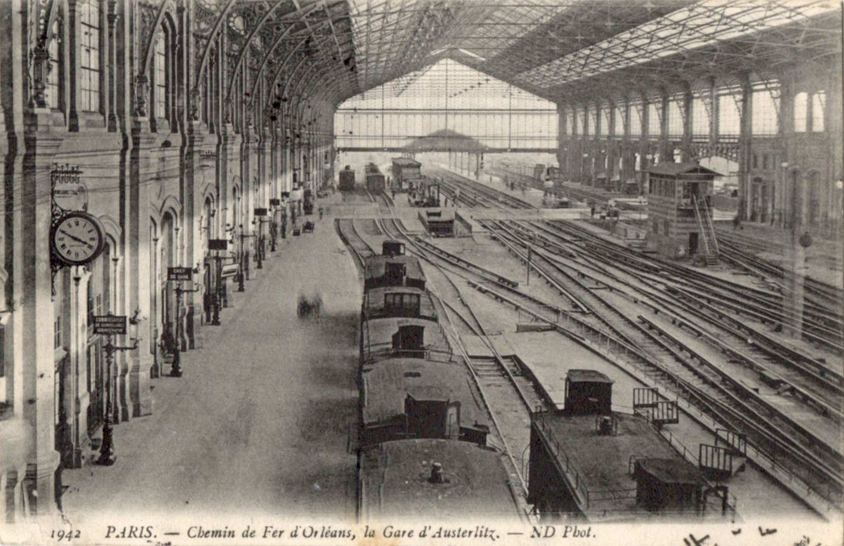 Paris Chemin De Fer D Orleans Gare D Austerlitz Postcard Memory